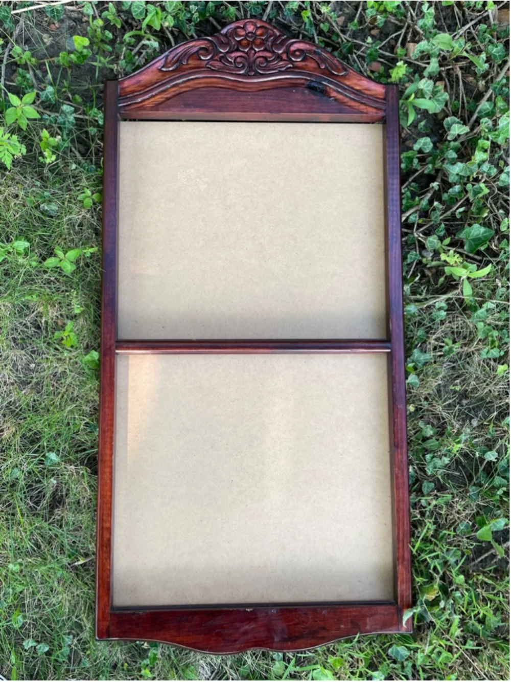 Vintage elegant carved